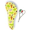 bakhita srl Spazzola districante sciogli nodi per capelli [FANTASIA GIUNGLA] - IN OMAGGIO UNA FORBICE MANICURE MADE IN ITALY A FORMA DI CUORE