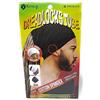 King.J King J - Tubo per dreadlocks unisex, in cotone e spandex, colore: nero