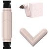 Generico Set di matite per eyeliner in gel, timbro pieghevole per ali perfette, strumento per eyeliner waterproof, penna per anti-sbavature per donne e principianti del trucco. (Black)