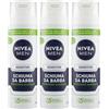 FEI FAN Schiuma Da Barba SENSITIVE, Protezione Immediata Contro i 5 Segni Della Pelle Irritata: 1.Bruciore - 2.Arrossamento - 3.Secchezza - 4.Pelle Che Tira - 5.Micro-Tagli 200ml (3 Unità)