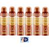 Felce Azzurra 6x BREEZE Deodorante Spray Argan Vaniglia e Sandalo,non macchia la pelle, 0% sali di alluminio, 150ml + 1 Confezione di Talco Felce Azzurra in omaggio, Busta da 100g