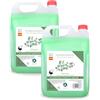 Vitacab Shampoo Eucalyptus Experience - Confezione da 2 Caraffe da 5 Litri, Shampoo Rinfrescante all'Eucalipto, Detergente Capelli Delicato, Uso Quotidiano, Formato Conveniente