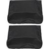 F Fityle 2 Pezzi Parrucchiere Schienali per Parrucchieri Copertura Protettiva in PVC Salone di Black Resistente agli Agenti Atmosferici