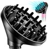 Chuancheng Accessorio diffusore aggiornato per Dyson Airwrap HS01/HS05/HS08, si converte in asciugacapelli, ad asciugatura rapida, ricci e spessi, ugelli in fibra di nylon resistenti al calore, colore