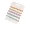 SORTZ 5Pcs Capelli Cerchio Base Cravatta Elastico Per Capelli Due Colori Treccia Corda Per Capelli Elastico Testa Corda Accessori Per Capelli