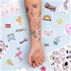 Wanapix | Tatuaggi Temporanei Personalizzati | Per Bambini e Adulti | Tatuaggi Finti con Nome e Testo | Tattoo Stickers/Adesivi | Tatuaggi Falsi | Impermeabile | 10 x 10 cm