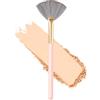 Generic Pennelli per il trucco a ventaglio, pennelli evidenziatori, pennelli per il trucco per blush, strumenti per scolpire le, applicazioni di trucco di precisione, pennello di contorno delle setole