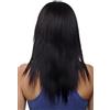 WIG ME UP - Toupet- Clip nelle estensioni dei capelli 5 pezzi, 3/4 di Parrucca Castano Castano scuro circa 50 cm Lisci Wig HD1401-3