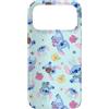 Disney Custodia per iPhone 17 Pro Max Disney Lilo & Stitch Cute Blue Easter Pastel Stitch Pattern
