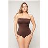Tezenis Costume Intero Triangolo Royal Essence Brown Donna Marrone