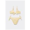 Tezenis Bikini Brassiere Con Slip Bimba Bambina Giallo