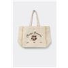Tezenis Borsa Mare In Tela Impermeabile Logo Tezenis Donna Avorio