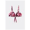 Tezenis Bikini Push-up Leggermente Imbottito Hibiscool Donna Rosa