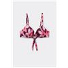 Tezenis Bikini Push-up Leggermente Imbottito Hibiscool Donna Rosa