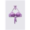 Tezenis Bikini Push-up Leggermente Imbottito Shiny Glam Lilla Donna Viola