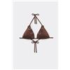 Tezenis Bikini Triangolo Leggermente Imbottito Royal Essence Brown Donna Marrone