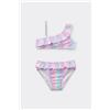 Tezenis Bikini Brassiere Con Slip Bimba Rainbow Hearts Bambina Rosa