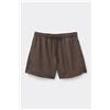 Tezenis Costume Boxer Corto Basic Riciclato Uomo Marrone