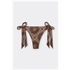 Tezenis Bikini Brasiliano Laccetti Country Vibe Donna Marrone