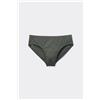 Tezenis Costume Slip Basic Microfibra Tinta Unita Uomo Verde