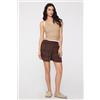 Tezenis Pantagonna In Tela Donna Marrone