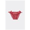 Tezenis Costume Slip Cuffietta Bimba Con Laccetti Bambina Rosso