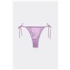Tezenis Bikini Brasiliano Fianchetti Sottili Shiny Glam Lilla Donna Viola