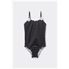 Tezenis Costume Intero Bimba Pois Bambina Nero
