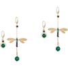 GALPADA Orecchini Donna Libellula Vintage Asimmetrici Leggeri in Lega Gioielli Pendenti Unici Per Uso Quotidiano E Regalo Elegante Per Moglie E Fidanzata