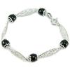Filu & Trama Bracciale sardo argento su coccu filigrana traforata portafortuna Sardegna