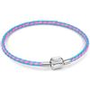 GNOCE Charm Bead Bracciale Di Base Rosso Con 2 Pezzi Bracciale Con Ciondoli Per Ragazze Adolescenti Gioielli Da Donna San Valentino Regalo Per La Festa Della Mamma (18, rosa blu)
