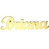 MMXX Spilla con Nome in Acciaio Inossidabile Personalizzato Spille con Bottone Personalizzate Gioielli Personalizzati in Oro/Argento/Nero per Uomo e Donna (A2: Oro)