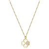 Brosway Collana Donna, Collana in Acciaio e Cristalli con Simbolo Quadrifoglio | Collezione Chakra - BHKN092