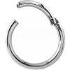 Inoki - Anello a segmenti clicker in acciaio - Spessore 4 mm, Diametro 8 mm