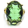 Anzogems Ovale 18 * 13mm Cambiamento Colore Sultanit 925 Argento Sterling 12 carati Creato Diaspore Anello per Donne Dichiarazione Gioielli