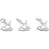 BBDMind 8 ciondoli in argento Sterling a forma di rondine, ciondoli a forma di rondine in argento 925, ciondoli per bracciali, collane e orecchini, Argento sterling