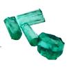 Generic Cristalli di Smeraldo Colombiano Grezzo, Forma Prismatica, da 4 a 5 mm, 4 Pezzi, Pietra Preziosa Naturale Verde