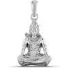 DENMOUS Ciondolo in argento sterling (purezza 92,5%) Dio Shiva per uomini e donne in argento puro Bhagwan Shiv Ji Locket-110, Small, Argento sterling Argento Sterling