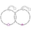 S'Agapõ Bracciali Donna in Acciaio con Simbolo Stella | Collezione Me + You - SEY20