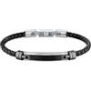 Morellato Bracciale Uomo in Acciaio, Pelle, collezione Moody - SQH59