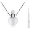 ds. distinctive style Collana a forma di fiala con ciondolo a forma di bottiglia di profumo per liquidi, gioielli commemorativi per ceneri in vetro, collana per donne, Small, Vetro, Nessuna pietra