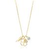 Brosway Collana Donna in Acciaio e Cristalli con Simbolo Quadrifoglio | Collezione Chakra - BHKN054