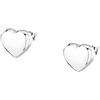 MORELLATO Orecchini Donna in Acciaio, Collezione INTRECCI, Cuore, Idee Regalo Fidanzata, Amica