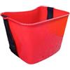predolo Cesto portafrutta, organizer, secchio per la raccolta della frutta con cinghia regolabile per parco, agricoltura, raccolta, cortile, Rosso