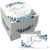 PV Grafik 24 Scatole Confetti Matrimonio Personalizzate | Kit Bomboniere Matrimonio Fai da Te con Bigliettini Confetti Personalizzati | Scatoline Portaconfetti Promessa e Anniversario(Ritta M 10)