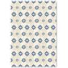 Panorama Tappeto in Vinile - Tappeti in PVC Grandi - Tappeto da Cucina, Corridoio e Soggiorno - Modello Vera Blu 140x200 cm