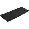 vidaXL Tappetini Autoadesivi per Scale 15 pz 65x24,5x3,5 cm Antracite