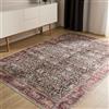 benuta Basic Tappeto Salotto George - Multicolore/Rosso 60x120 cm - Lavabile - Fibra sintetica - Rettangolare & Stile: Vintage - Per camere da letto, sale da pranzo, soggiorni - facile da pulire