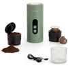 CREATE / THERA MOVE/Macchina da caffè espresso portatile per capsule e caffè macinato verde salvia/Preparazione a freddo e a caldo, 15 bar, capacità 80 ml, 150W