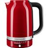KitchenAid Bollitore Elettrico con Temperature Regolabile - 5KEK1701EER - Bollitore Acqua de 1,7L en Acciaio Inox - Design Retro - Con Filtro Antocalcare Rimovible - 2400W - Colore Rosso Imperiale